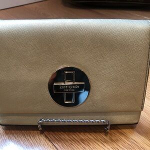 Kate Spade Metallic Gold Wristlet